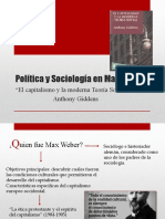 Política y Sociología en Max Weber