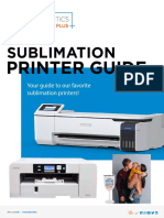 Sublimation - Printer Comparison