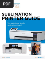 Sublimation - Printer Comparison