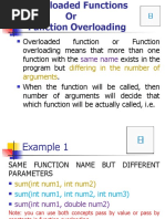 Lec-17 Overloading Functions