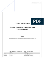 ITER CAD Manual Section on DO Organization