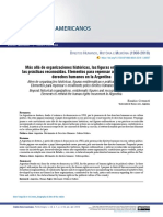 Más Allá de Organizaciones Históricas, Las Figuras Emblemáticas y Las Prácticas Reconocidas.