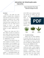 Aspectos Mais Relevantes Da Intoxicação Pela Maconha