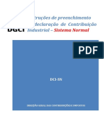 DCI-SN - Instrues de Preenchimento