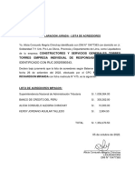 Declaracion Jurada