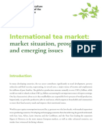 International Tea Market:: Market Situation, Prospects and Emerging Issues