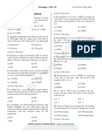 Percentages LOD2 With Solutions by DR Kiran Derle