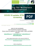 COVID-19 Training for Occupational Health Professionals