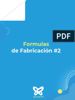 Formulas de Fabricación 2