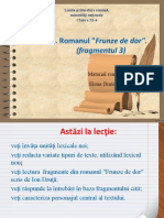 Ion Druta. Romanul Frunze de Dor. Fragmentul 3