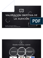 Valoracion Objetiva de La Audicion