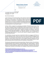 2022-11-30 Senator Hawley Letter To DHS