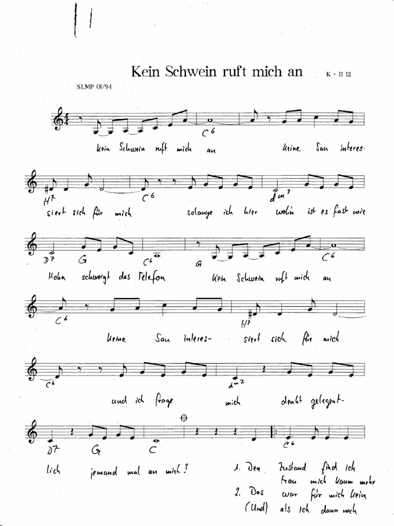 Kein Schwein Ruft Mich An SLMP 3P PDF