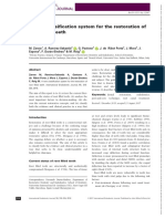 Int Endodontic J - 2017 - Zarow - A new classification system for the restoration of root filled teeth