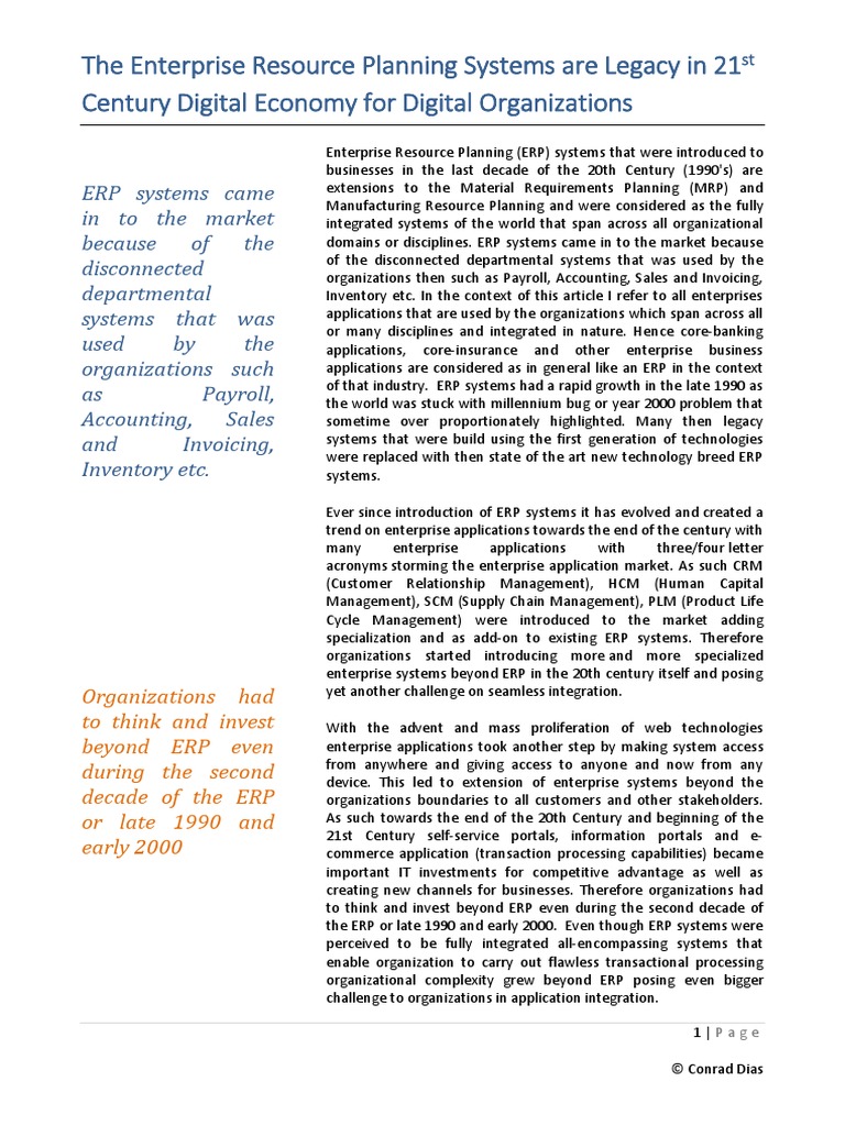 ENTERPRISE RESOURCE PLANNING SYSTEMS AND ITS IMPLICATIONS FOR OPERATIONS FUNCTION TECHNOVATION visual data 4