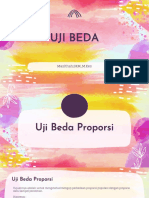 Uji Beda (Proporsi Dan 2 Sampel Independen)