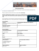 Fee Assessment Form 2021