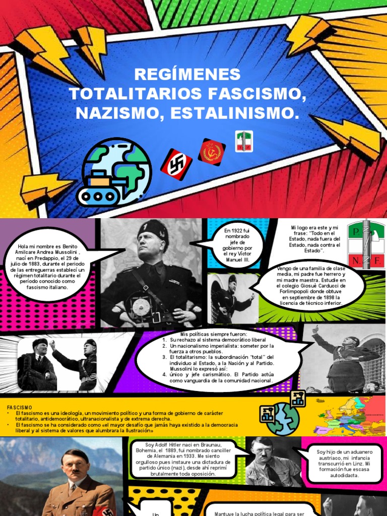 Régimenes Totalitarios: Fascismo y Estalinismo | PDF | Totalitarismo ...