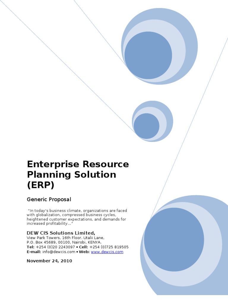 Enterprise Resource Planning | PDF | Enterprise Resource Planning ...