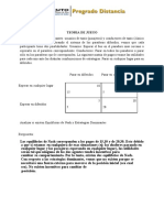 Teoría de juegos y equilibrios de Nash en situaciones de competencia imperfecta