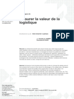 Mesurer La Valeur de La Logistique-Ag5010