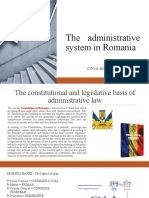 The Administrative System in Romania