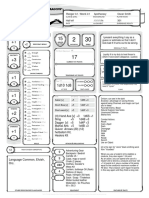 DND - 5E - CharacterSheet - Kate Lv1 Ranger - LV 1 Monk