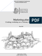 Tuscany Cooking Workshop Marketing Plan