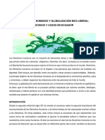 LOS DERECHOS HUMANOS Y GLOBALIZACIÓN NEO-LIBERAL PROCESOS Y CASOS EN ECUADOR, Unidad 