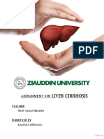 Liver Cirrhosis Assignment - Kalpana Jeewnani