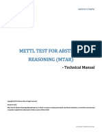 Mettl Test For Abstract Reasoning