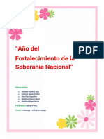 "Año Del Fortalecimiento de La Soberanía Nacional": Profesora: Curso