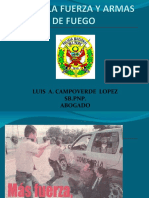 Uso de La Fuerza y Arma de Fuego Corregido Policial