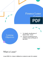 Finance Lease - Lessor