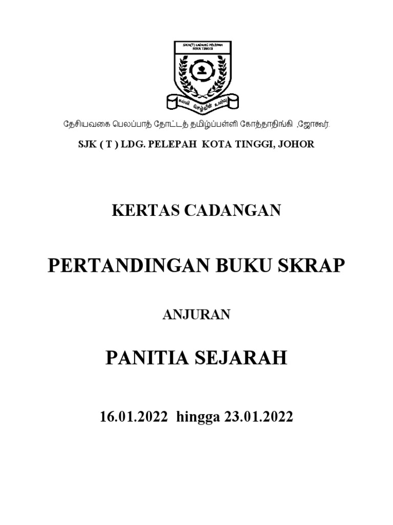 Pertandingan Buku Skrap Pdf
