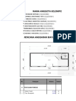 Nama Anggota Kelompok: Rencana Anggaran Biaya