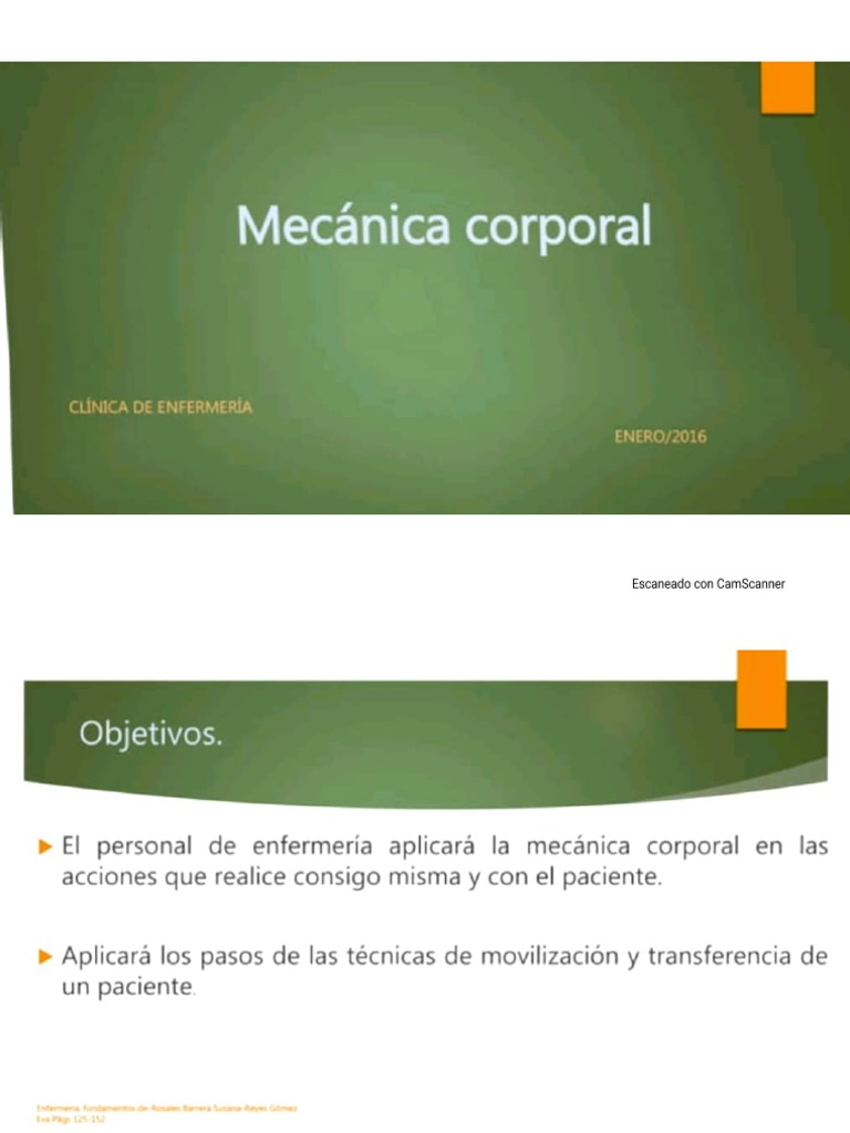 Mecánica Corporal PDF