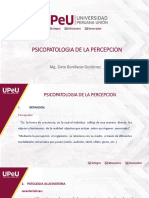 Psicopatologia de La Percepcion: Mg. Sixto Bonifacio Gutiérrez
