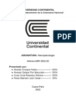 Informe ABR Neuropsicología