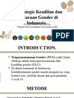 Isu Strategis Keadilan Dan Kesetaraan Gender Di Indonesia