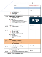 Contoh Jadual Program Transisi 2022