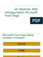 Membuat Halaman Web Menggunakan Microsoft Front Page