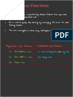 Lec 6 - Loss Function