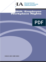 OSHA - Employee Workplace Rights