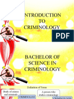 CRI 111 Introduction To Criminology 1