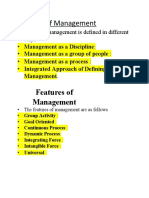 Concept of Management
