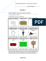 Math 1 - Measurement