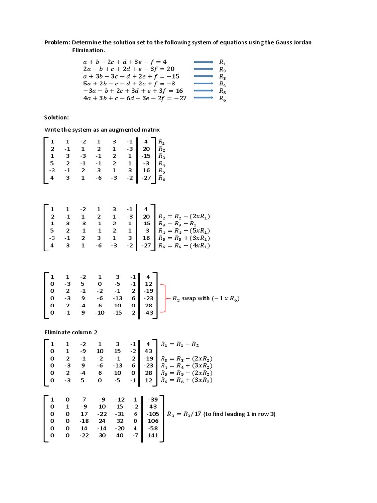 gauss-jordan-example-6x6-pdf-mathematics-mathematical-concepts