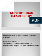 (01) Ppt Kepemimpinan Leadership