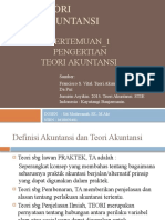 Pertemuan 1 - Teori Akuntansi